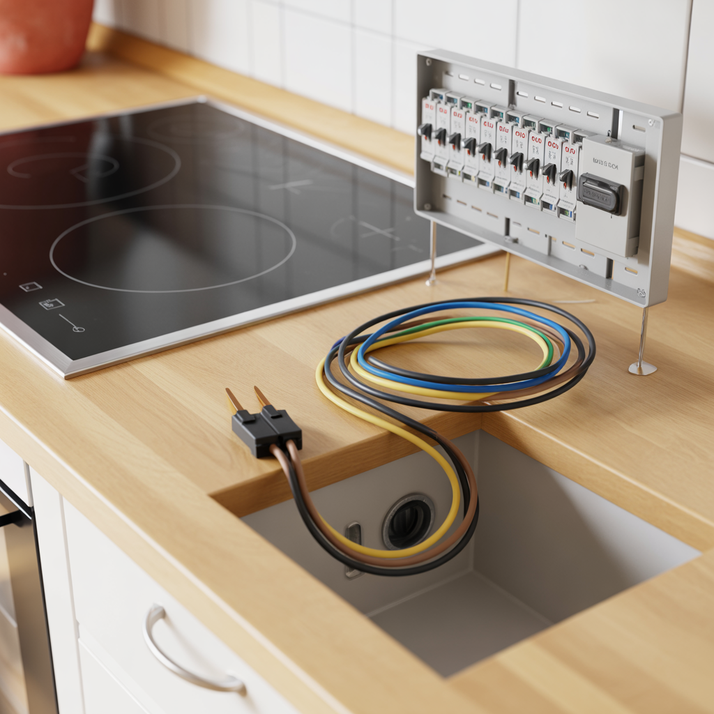 installera spishall krav pa anslutning sakring och kabel